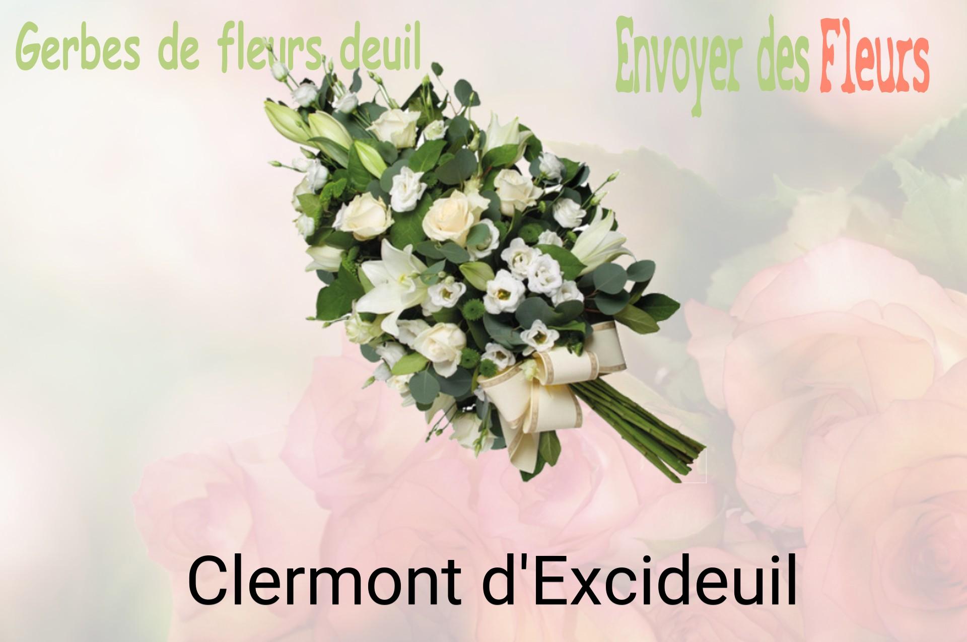 Gerbe de fleurs de deuil livrée à Clermont-d'Excideuil