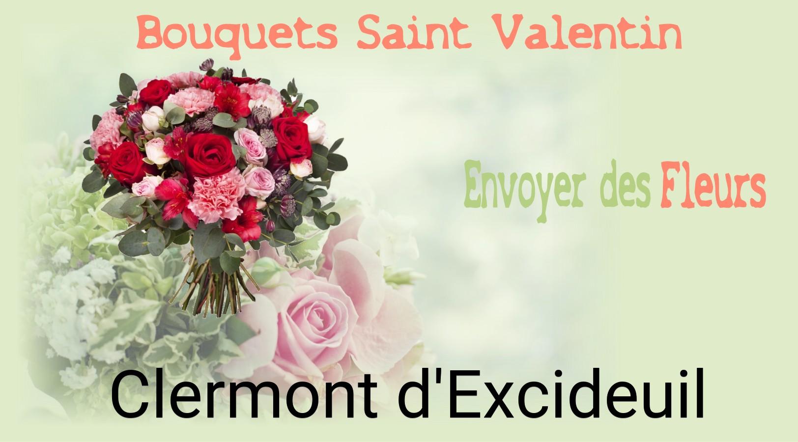 Roses de Saint-Valentin livrées à Clermont-d'Excideuil